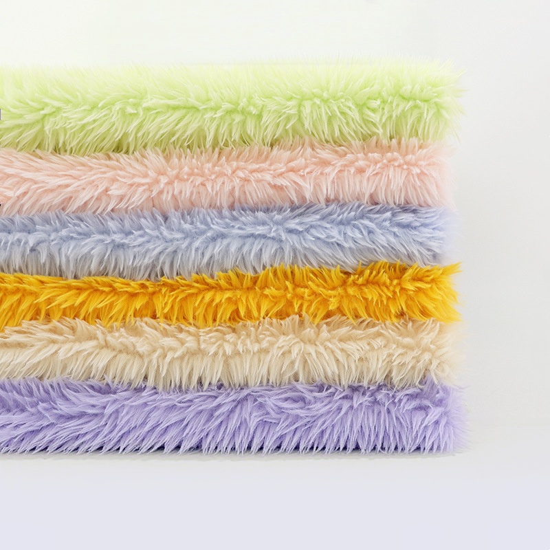Home Fashion Textiles - ผ้าขนสัตว์เทียมทอสคาน่าแบบขนยาวสำหรับงานแฟชั่น เสื้อผ้า ของเล่น สิ่งทอในบ้าน กระเป๋า รองเท้า